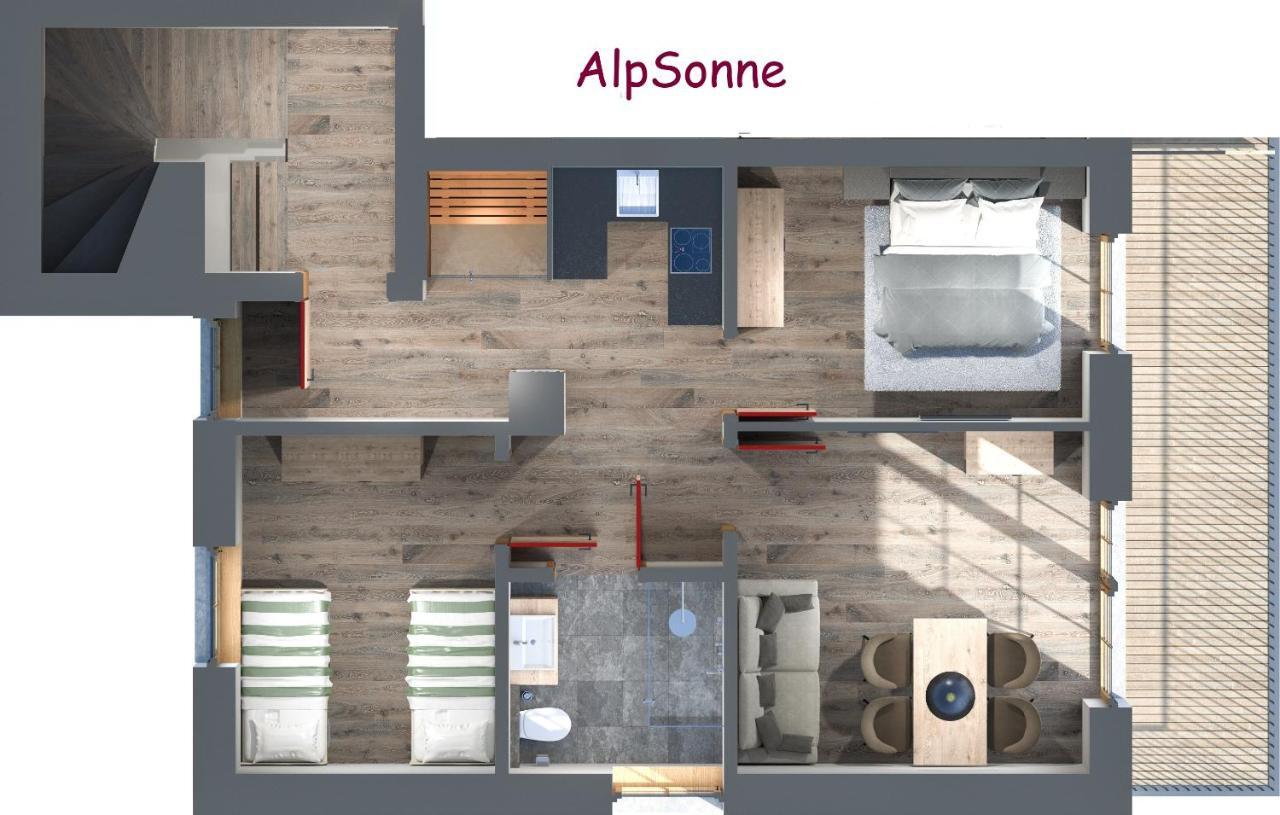 Alpfee Lechtal Apartment Bach  Luaran gambar